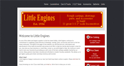 Desktop Screenshot of littleengines.com