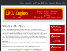 Tablet Screenshot of littleengines.com